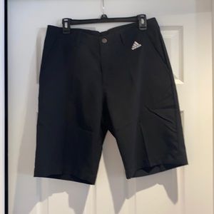 Adidas Men’s Golf Shorts. Black with white accents. Sz 32